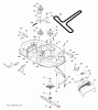 Jonsered LT2226 A2 (96041014501) - Lawn & Garden Tractor (2010-02) Ersatzteile MOWER DECK / CUTTING DECK