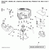 Jonsered LT2227 A2 (96041007100) - Lawn & Garden Tractor (2008-02) Ersatzteile ENGINE