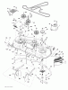 Jonsered LT2227 A2 (96041014602) - Lawn & Garden Tractor (2012-08) Ersatzteile MOWER DECK / CUTTING DECK