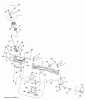 Jonsered LT2316 CM (96051000400) - Lawn & Garden Tractor (2010-12) Ersatzteile STEERING