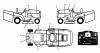Jonsered LT2316 CM (96051000402) - Lawn & Garden Tractor (2012-08) Ersatzteile DECALS