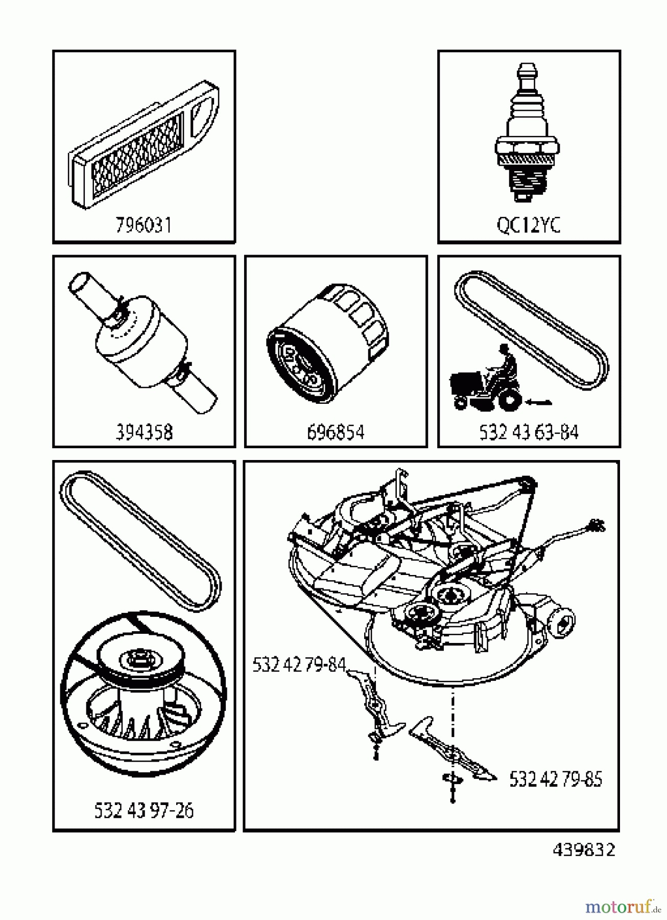 Jonsered Rasen und Garten Traktoren LT2316 CM (96051002000) - Jonsered Lawn & Garden Tractor (2011-03) ACCESSORIES