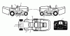 Jonsered LT2316 CM (96051002002) - Lawn & Garden Tractor (2012-08) Ersatzteile DECALS