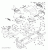 Jonsered LT2317 A2 (96041026000) - Lawn & Garden Tractor (2011-11) Ersatzteile CHASSIS ENCLOSURES