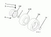 Jonsered LT2317 CMA (96051000502) - Lawn & Garden Tractor (2012-08) Ersatzteile WHEELS TIRES