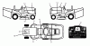 Jonsered LT2317 CMA (96051000502) - Lawn & Garden Tractor (2012-08) Ersatzteile DECALS