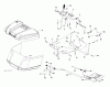 Jonsered LT2317 CMA (96051000502) - Lawn & Garden Tractor (2012-08) Ersatzteile BAGGER