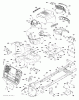 Jonsered LT2317 CMA (96051000502) - Lawn & Garden Tractor (2012-08) Ersatzteile CHASSIS ENCLOSURES