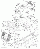 Jonsered LT2317 CMA (96051002100) - Lawn & Garden Tractor (2011-01) Ersatzteile CHASSIS ENCLOSURES