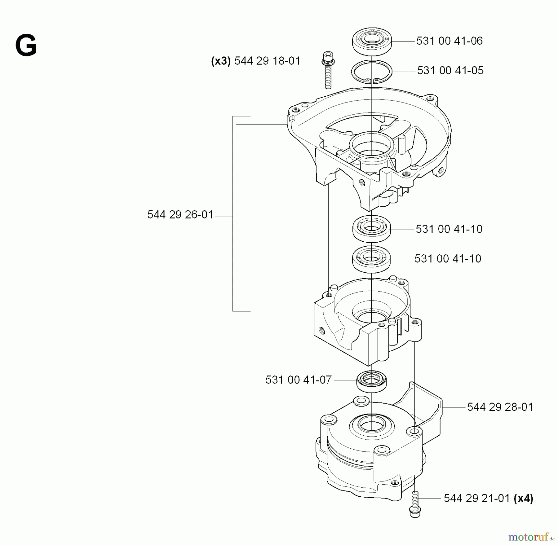 Jonsered Heckenscheren HT2124 (HT2124T) - Jonsered Hedge Trimmer (2007-01) CRANKCASE