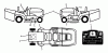 Jonsered LT2317 CMA2 (96051011100) - Lawn & Garden Tractor (2013-06) Ersatzteile DECALS