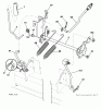 Jonsered LT2320 A2 (96041030100) - Lawn & Garden Tractor (2012-11) Ersatzteile MOWER LIFT LEVER