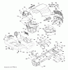 Jonsered LT2323 A2 (96041026200) - Lawn & Garden Tractor (2012-01) Ersatzteile CHASSIS ENCLOSURES