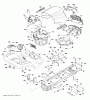 Jonsered LT2323 A2 (96041026300) - Lawn & Garden Tractor (2012-01) Ersatzteile CHASSIS / FRAME