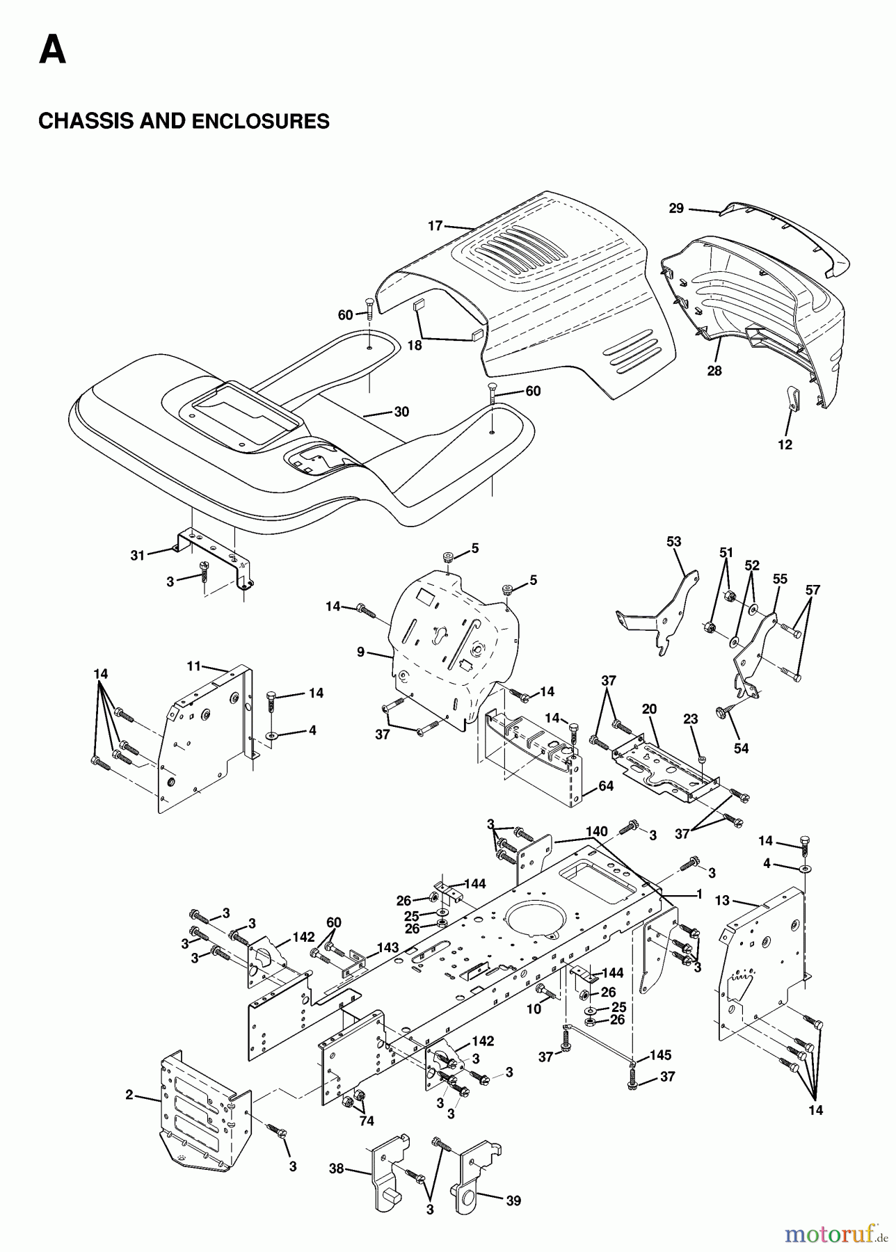 Jonsered Rasen und Garten Traktoren LTH13 - Jonsered 42