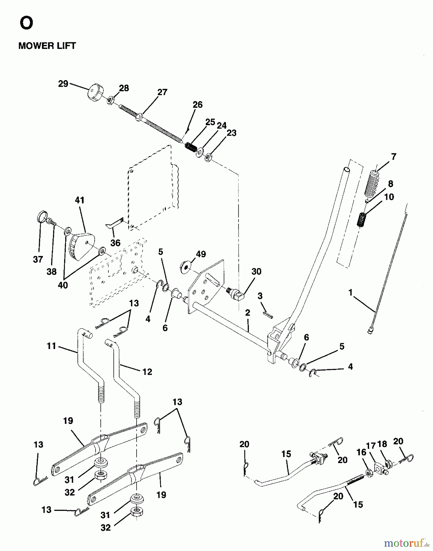 Jonsered Rasen und Garten Traktoren LTH15 (954130004) - Jonsered 42
