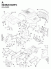 Jonsered LTH15 (954820171) - 42" Lawn & Garden Tractor (1996-01) Ersatzteile CHASSIS ENCLOSURES