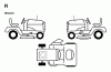 Jonsered LTH18 - 46" Lawn & Garden Tractor (1998-02) Ersatzteile DECALS