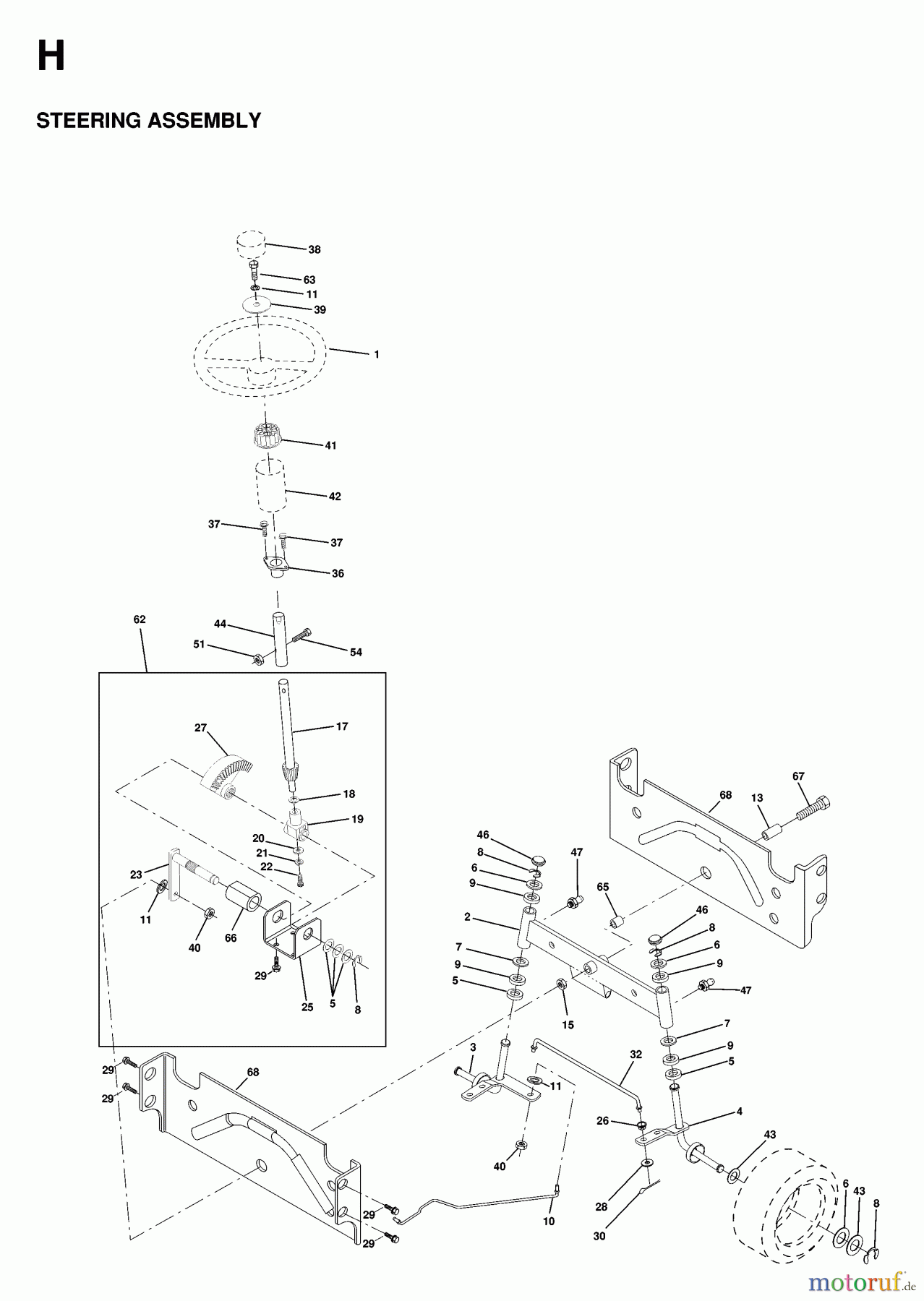 Jonsered Rasen und Garten Traktoren LTH18 - Jonsered 46