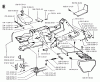Jonsered FR13 (85CM) - Rear-Engine Riding Mower (1997-01) Ersatzteile CHASSIS / FRAME