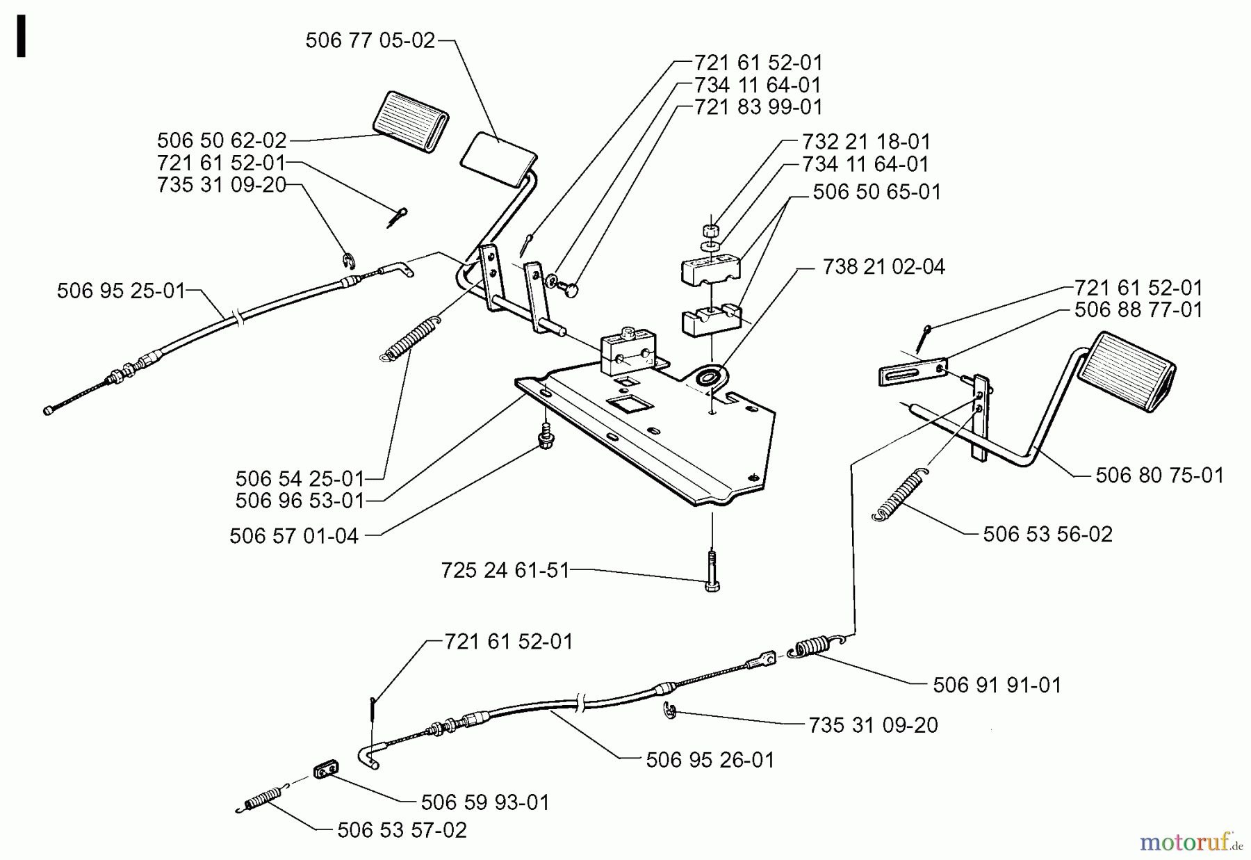 Jonsered Reitermäher FR13 - Jonsered Rear-Engine Riding Mower (1998-10) CONTROLS #3