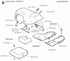 Jonsered FR13 - Rear-Engine Riding Mower (1998-10) Ersatzteile HOOD