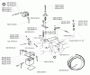 Jonsered FR13 - Rear-Engine Riding Mower (2000-02) Ersatzteile ELECTRICAL
