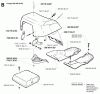 Jonsered FR13 - Rear-Engine Riding Mower (2000-02) Ersatzteile HOOD
