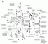Jonsered FR13 - Rear-Engine Riding Mower (2000-02) Ersatzteile STEERING COLUMN