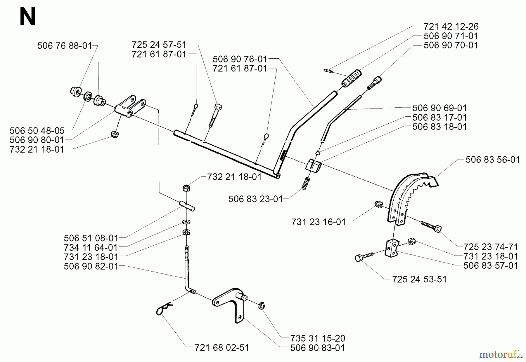 Jonsered Reitermäher FR13 - Jonsered Rear-Engine Riding Mower (2001-01) CONTROLS #2