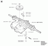 Jonsered FR13 - Rear-Engine Riding Mower (2001-01) Ersatzteile TRANSMISSION