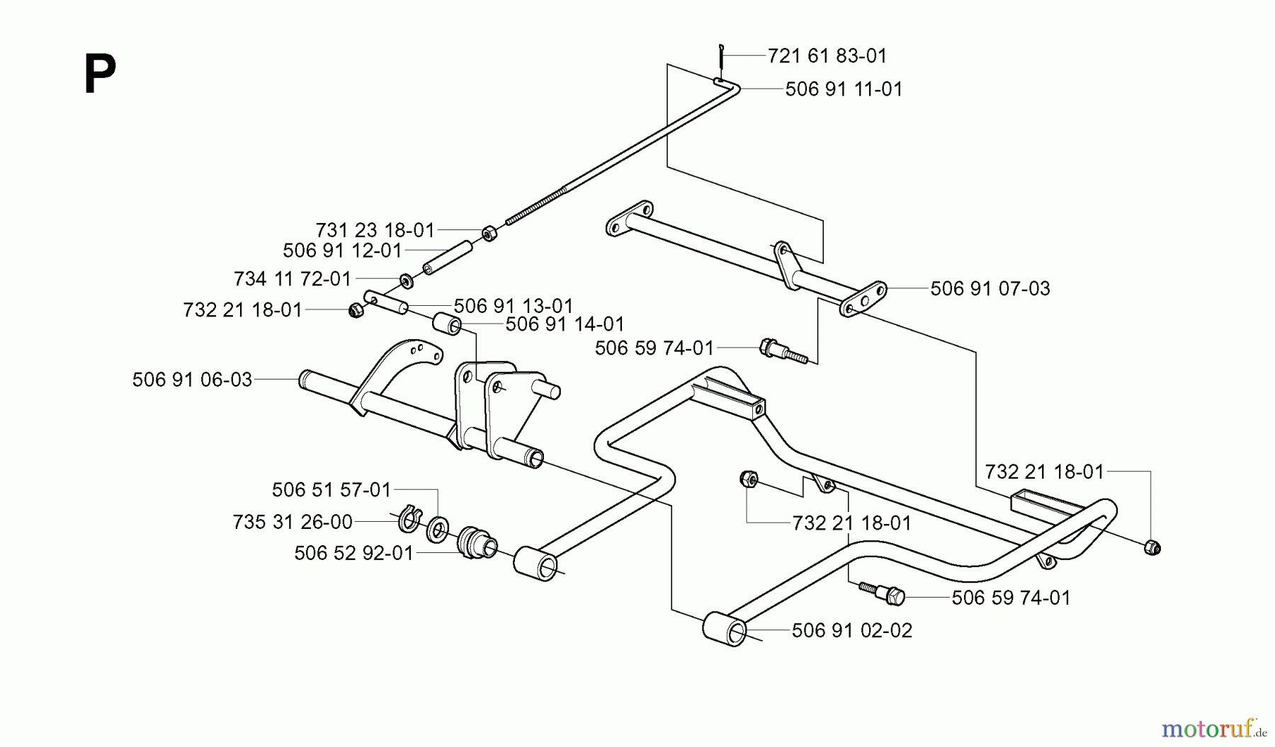  Jonsered Reitermäher FR2111 (953535101) - Jonsered Rear-Engine Riding Mower (2004-01) FRAME #1