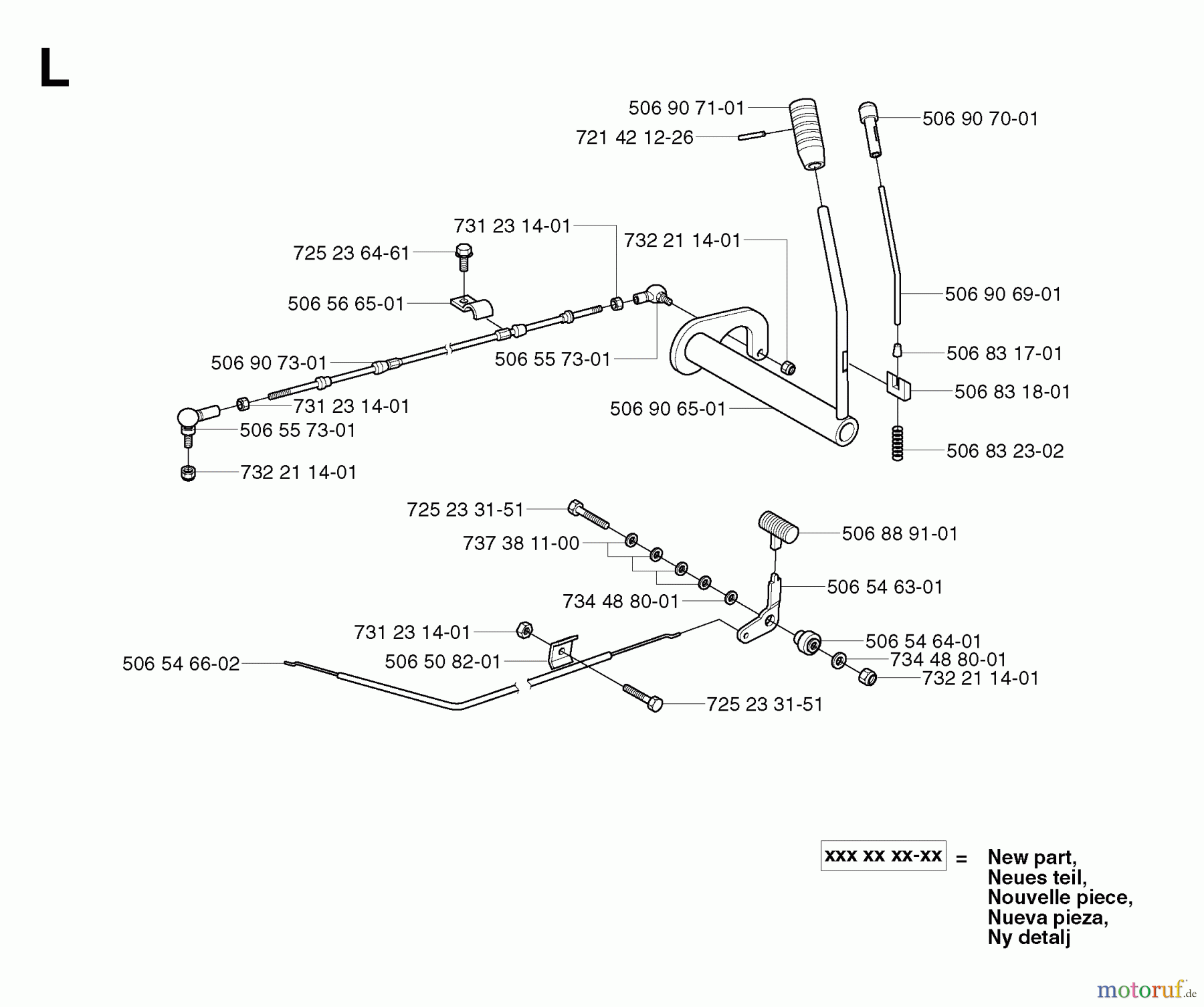  Jonsered Reitermäher FR2111 - Jonsered Rear-Engine Riding Mower (2003-01) CONTROLS #2