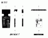 Jonsered FR2111 M (965190201) - Rear-Engine Riding Mower (2010-07) Ersatzteile DECALS