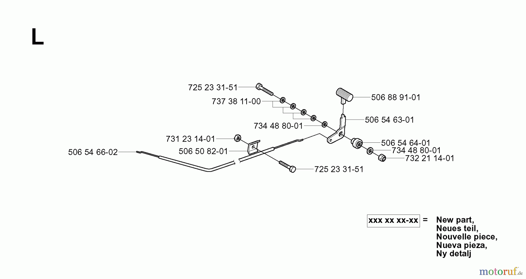 Jonsered Reitermäher FR2113 A (953535201) - Jonsered Rear-Engine Riding Mower (2004-01) CONTROLS #2