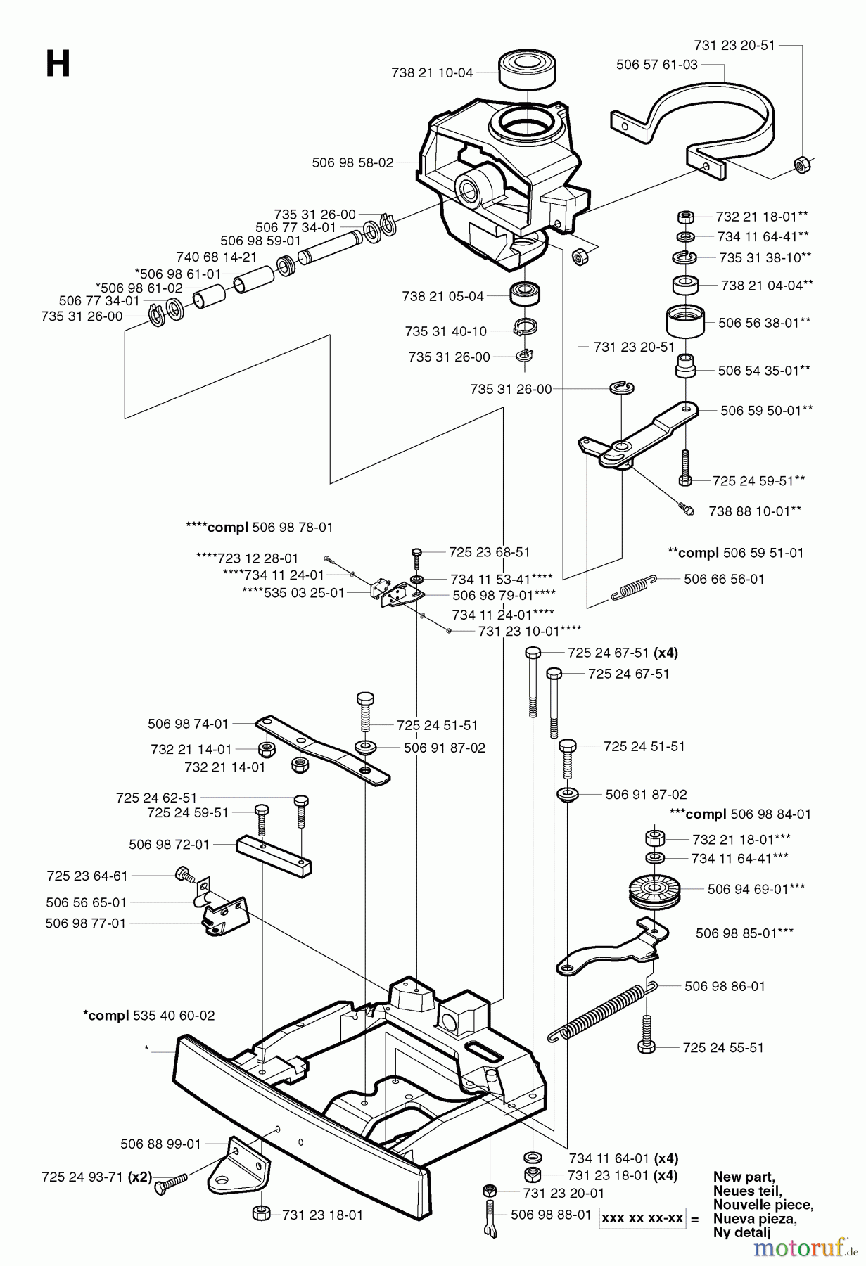  Jonsered Reitermäher FR2113 MA - Jonsered Rear-Engine Riding Mower (2003-01) STEERING #1