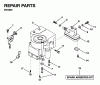 Jonsered LR10 - 36" Lawn & Garden Tractor (1995-01) Ersatzteile ENGINE CUTTING EQUIPMENT