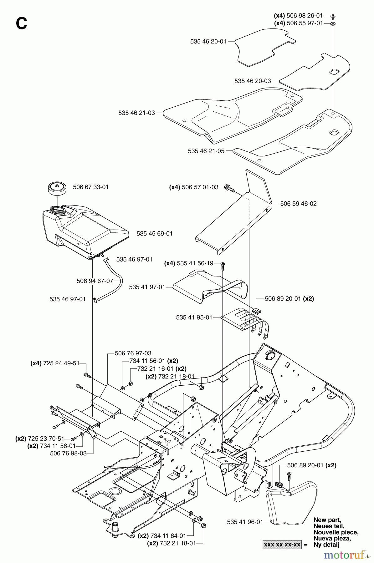  Jonsered Reitermäher FR2113 MA 4X4 - Jonsered Rear-Engine Riding Mower (2007-01) COVER #2