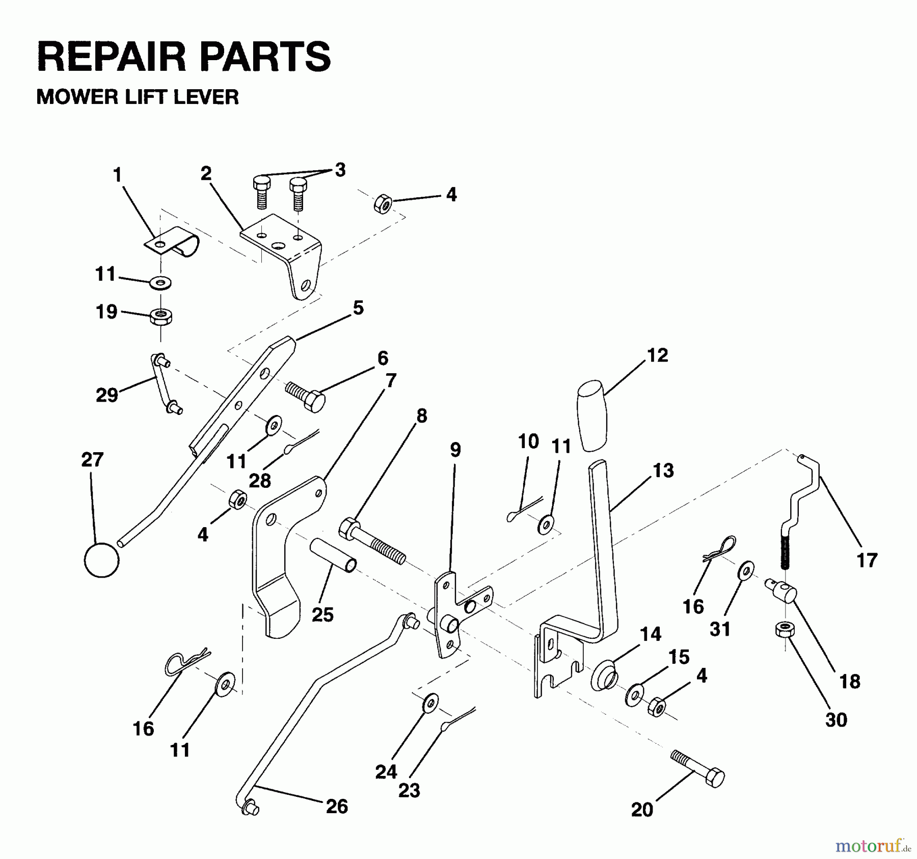  Jonsered Rasen  und Garten Traktoren LR10 - Jonsered 36