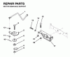 Jonsered LR10 - 36" Lawn & Garden Tractor (1995-01) Ersatzteile SECTOR GEAR / AXLE SUPPORT