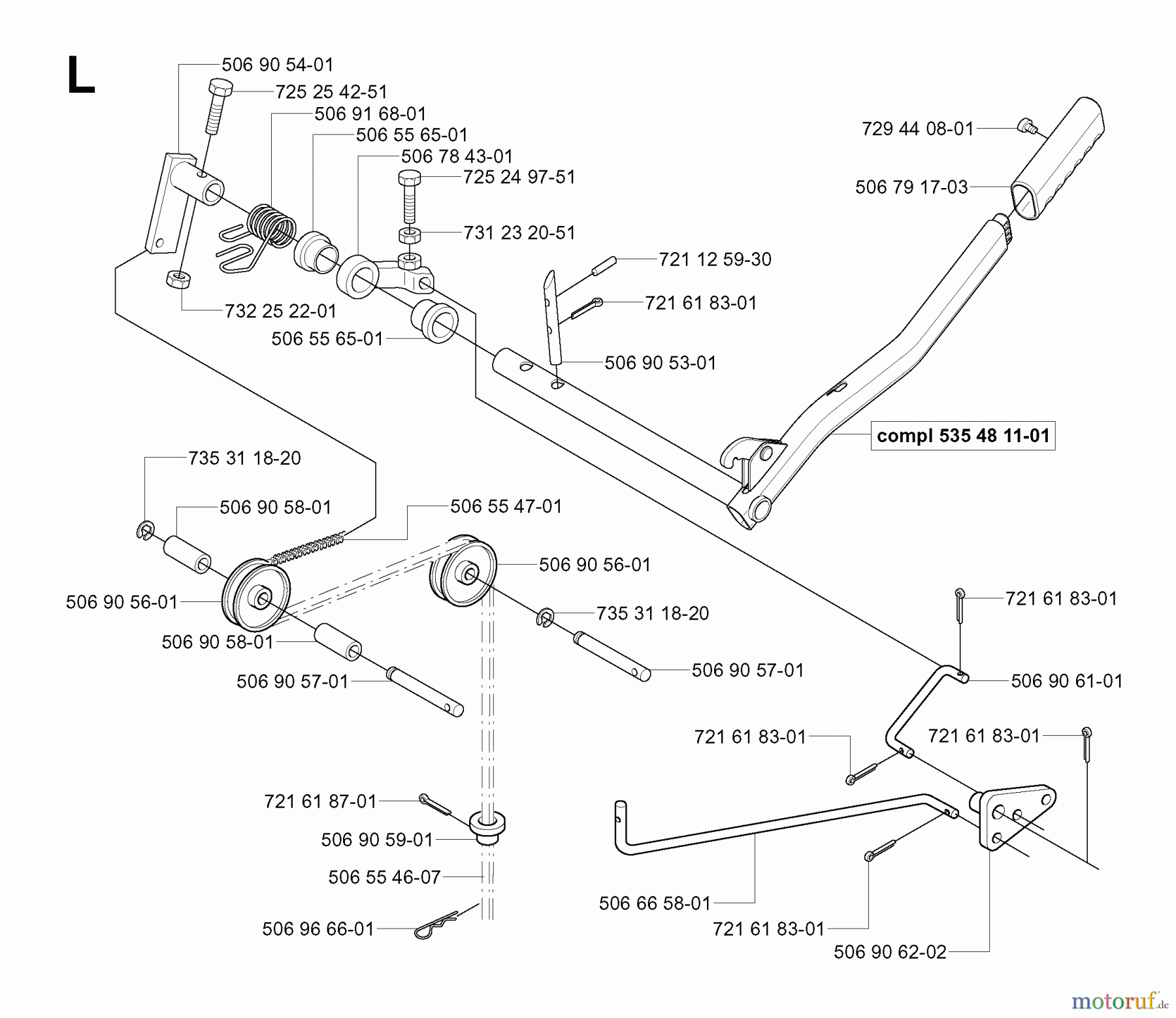  Jonsered Reitermäher FR2116 MA (953535401) - Jonsered Rear-Engine Riding Mower (2006-01) CONTROLS #2