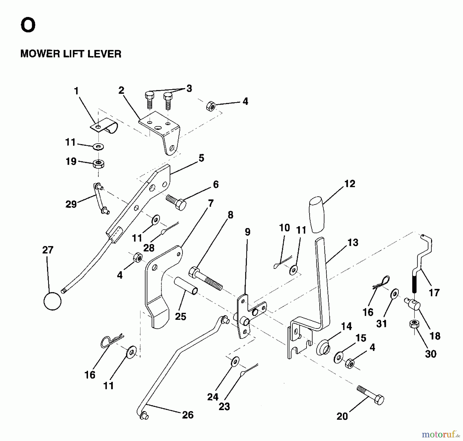 Jonsered Rasen und Garten Traktoren LR11 (954130002) - Jonsered 36