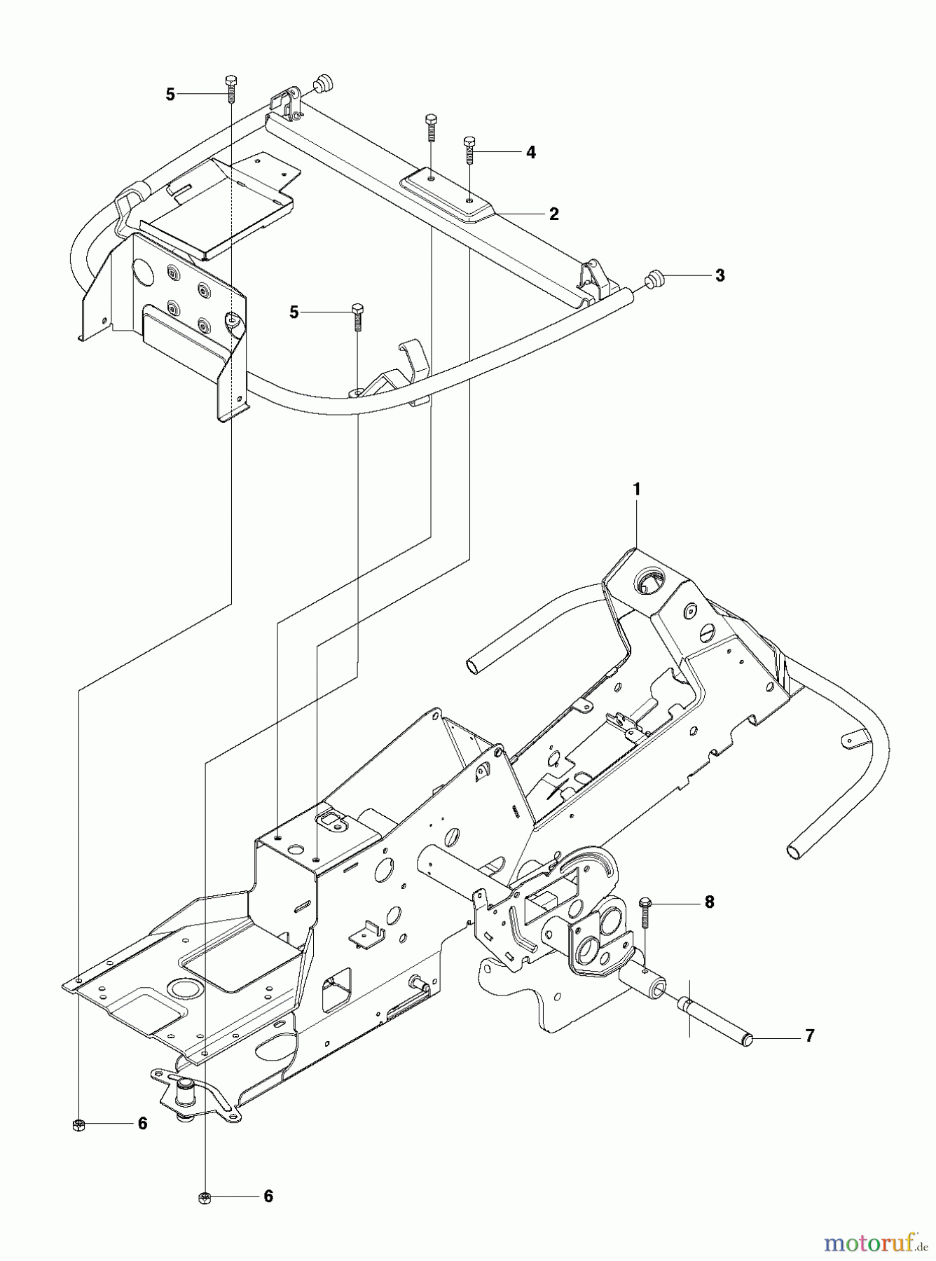 Jonsered Reitermäher FR2213 RA (966632001) - Jonsered Rear-Engine Riding Mower (2011) CHASSIS ENCLOSURES