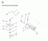 Jonsered LR11 - 36" Lawn & Garden Tractor (1998-01) Ersatzteile SECTOR GEAR / AXLE SUPPORT