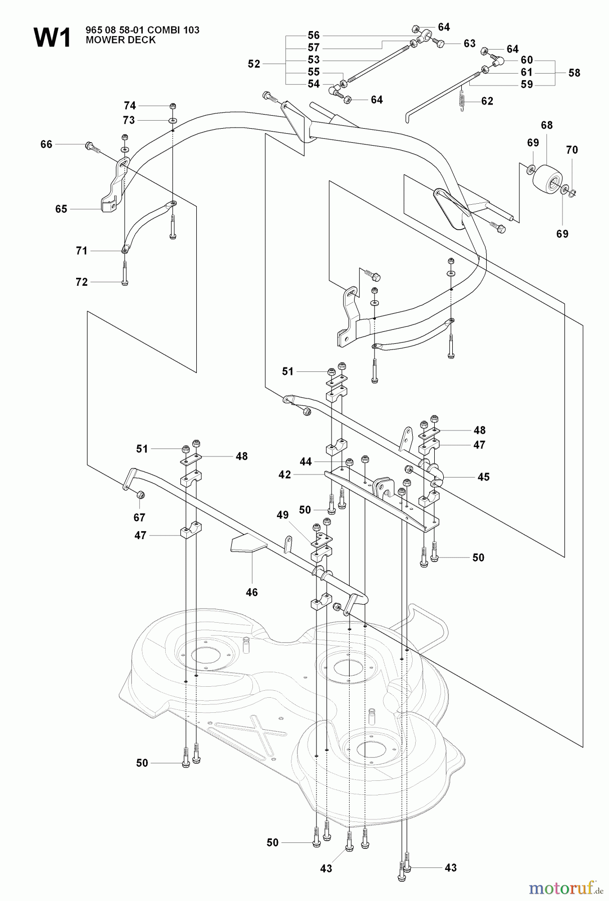 Jonsered Reitermäher FR2216 A 4X4 - Jonsered Rear-Engine Riding Mower (2008-01) 103CM CUTTING DECK #2