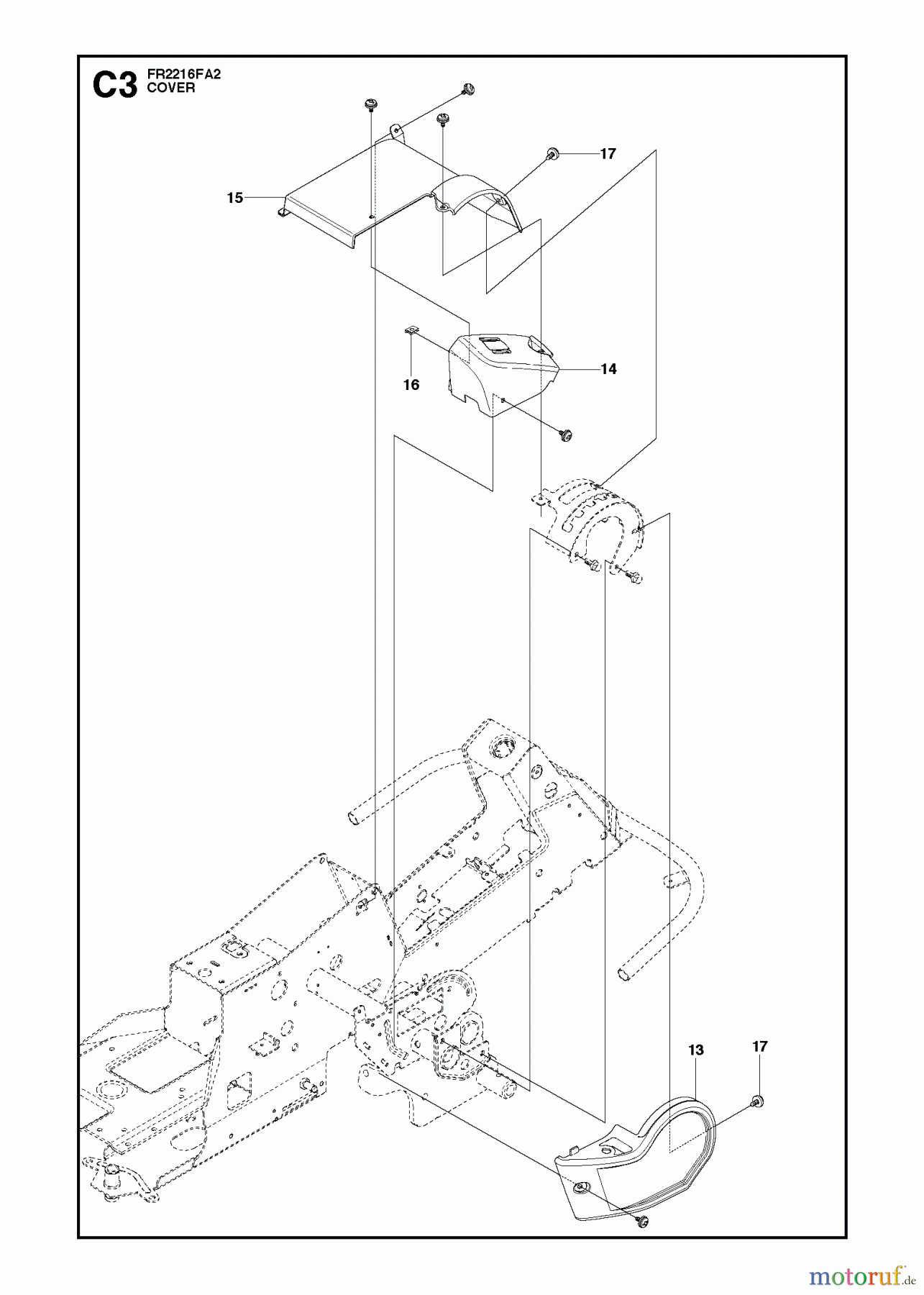  Jonsered Reitermäher FR2216 FA2 (966773801) - Jonsered Rear-Engine Riding Mower (2012) COVER #1