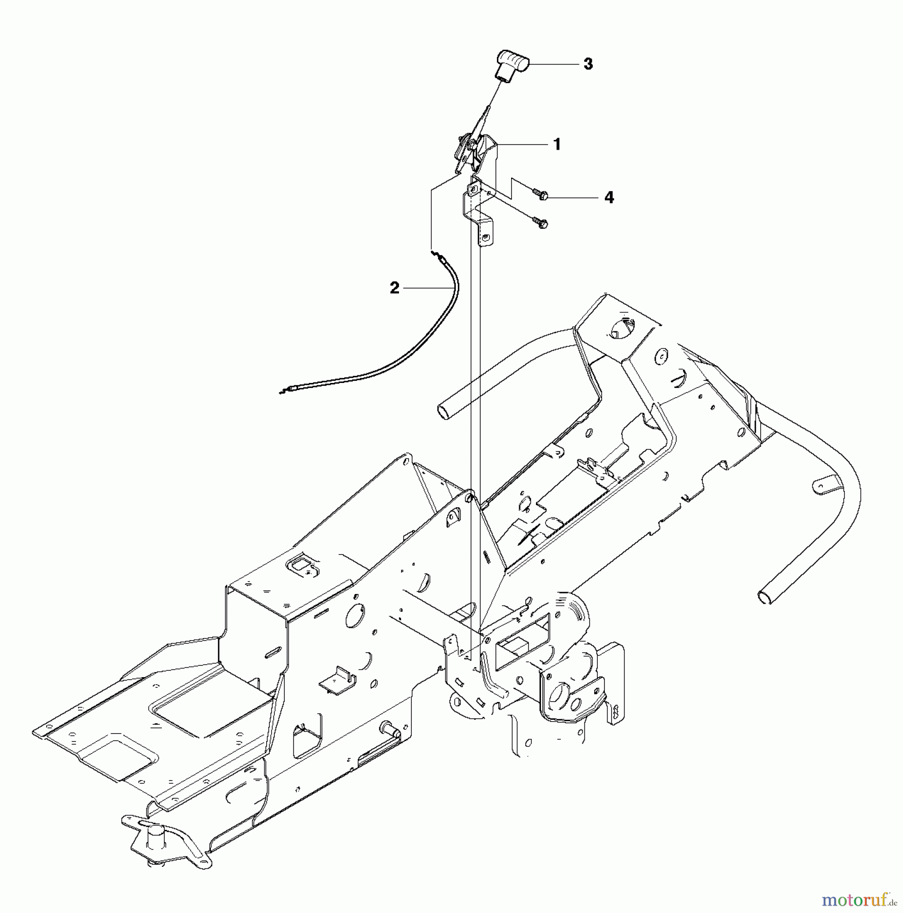  Jonsered Reitermäher FR2216 MA 4x4 (965190401) - Jonsered Rear-Engine Riding Mower (2010-07) CONTROLS