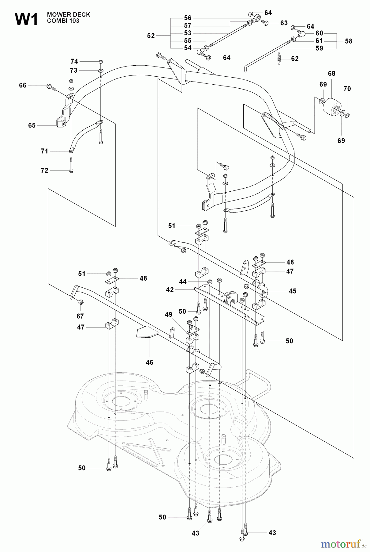 Jonsered Reitermäher FR2218 A 4X4 (966978601) - Jonsered Rear-Engine Riding Mower (2009-02) 103CM CUTTING DECK #2
