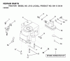 Jonsered LR12 (J1236L, 954130034) - Lawn & Garden Tractor (2000-03) Ersatzteile ENGINE CUTTING EQUIPMENT
