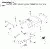 Jonsered LR12 (J1236L, 954130034) - Lawn & Garden Tractor (2000-03) Ersatzteile HOOD